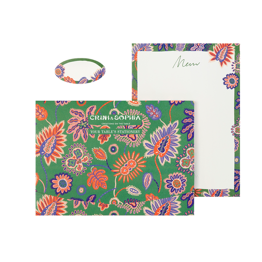 crini & sophia-table-stationery-mystical-garden