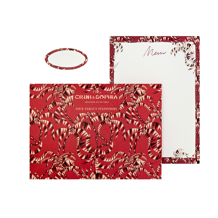 table-sationery-palm-trees