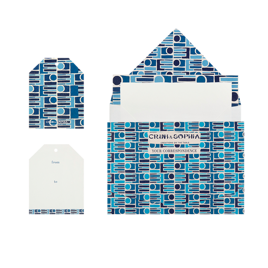 Your Correspondence - Shapes Blue