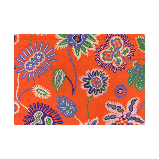 crini-and-sophia-quilted-placemat-mystical-garden-orange