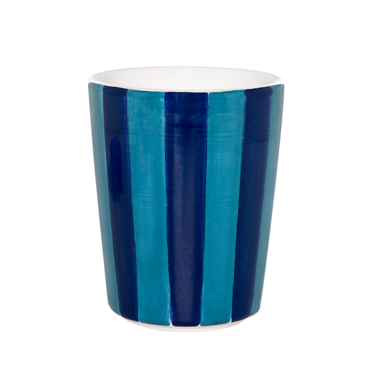 Striped Blue Cup