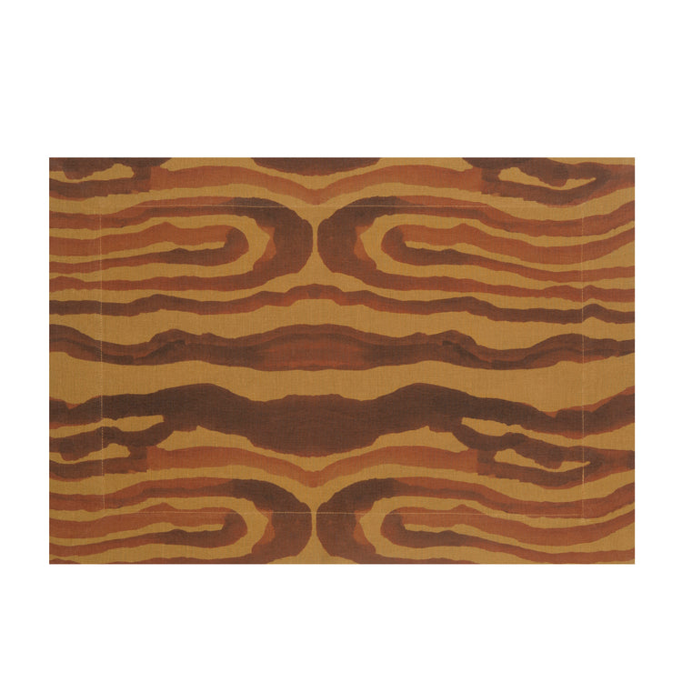 Set of 2 Animal Print Padded Placemats Double Face