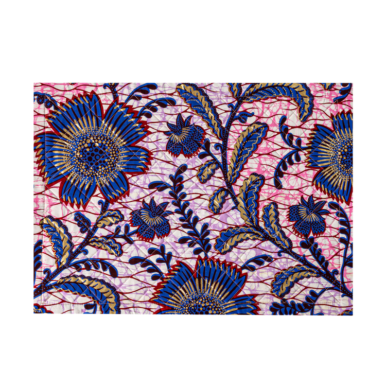 Cotton quilted placemat in gold