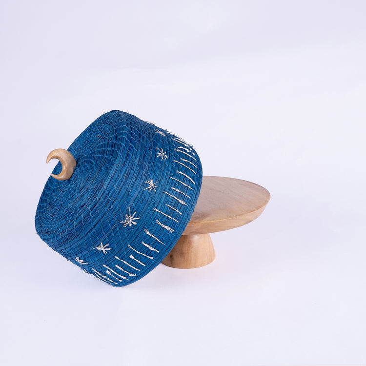 Moon Handwoven Blue Dome