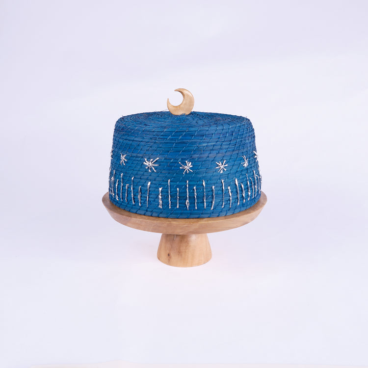 Moon Handwoven Blue Dome