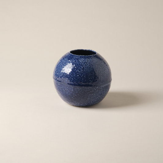 Blue Porcelain Caviar Vase