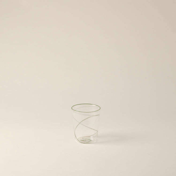 Green Borosilicate Tumbler Glass