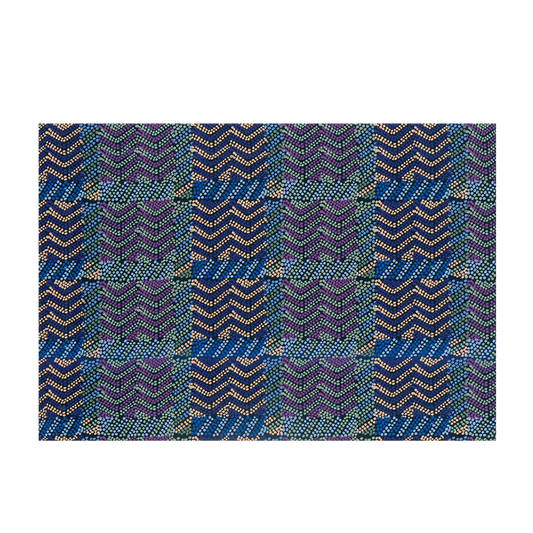 Set of 2 Stardust Padded Placemats Double Face