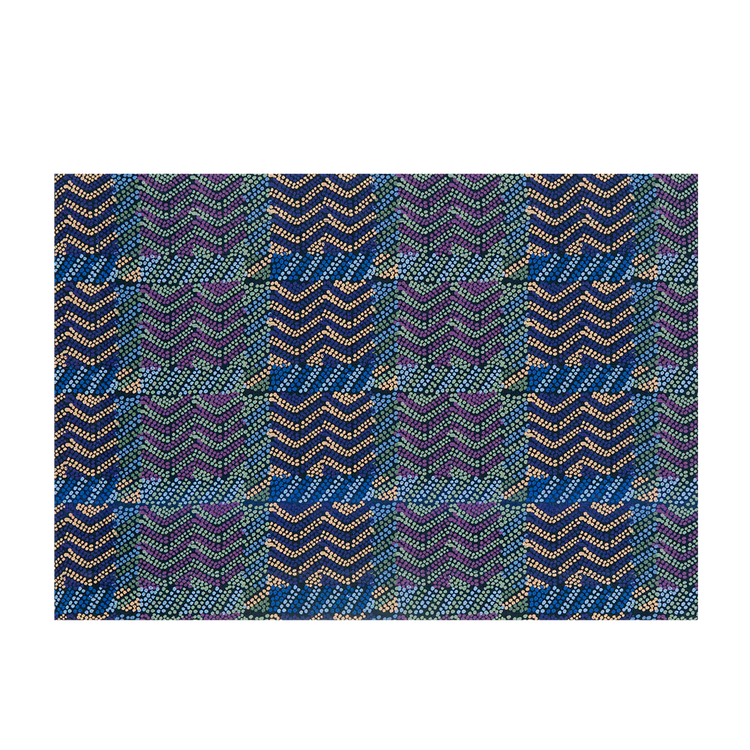 Set of 2 Stardust Padded Placemats Double Face