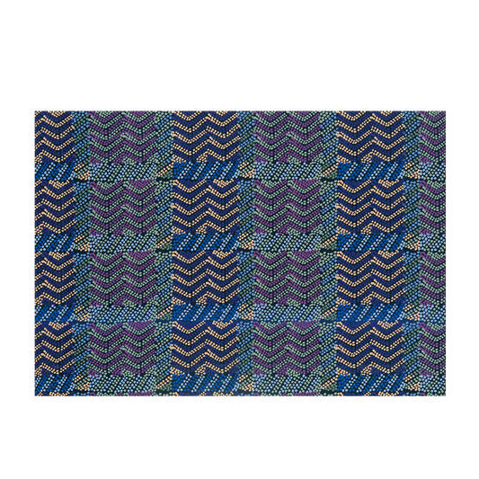 Set of 2 Stardust Blue Linen Placemats