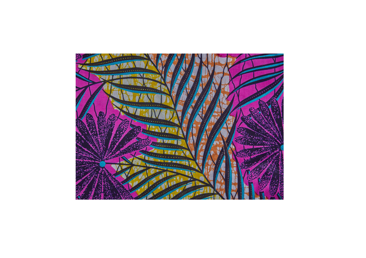 Set of 2 Pink Flowers Padded Placemats