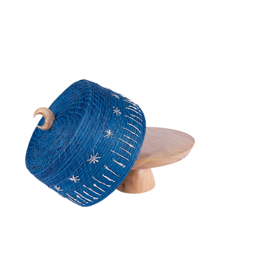 Moon Handwoven Blue Dome