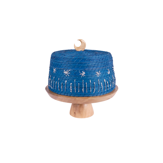 Moon Handwoven Blue Dome