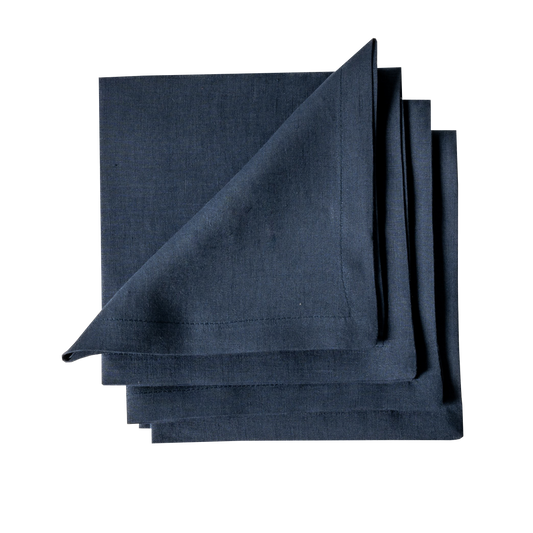 Blue Linen Napkins