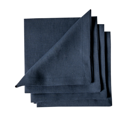 Blue Linen Napkins