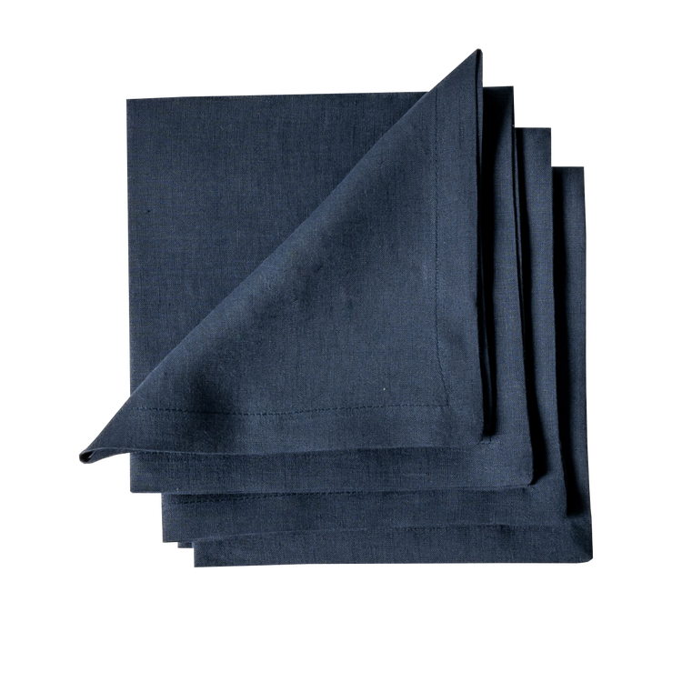 Blue Linen Napkins