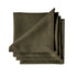 Dark Green Linen Napkins