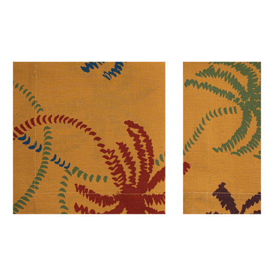Rêve Tropical Mustard Yellow Linen Napkin