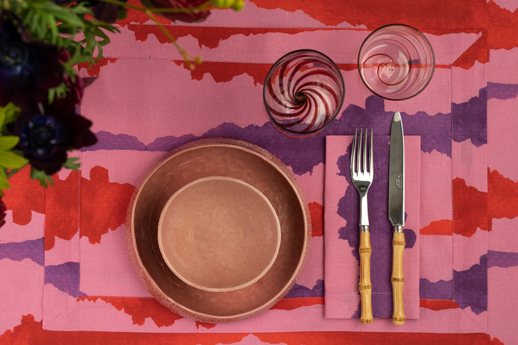 Pink Porcelain Plate