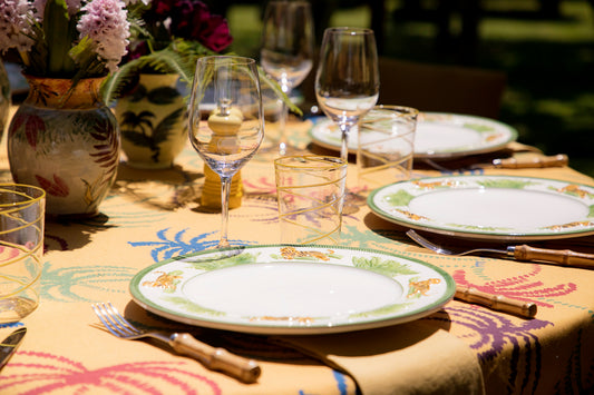 Yellow Murano Tumbler Glass