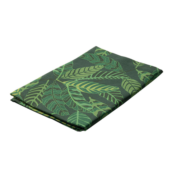 Green Botanical Garden Linen Tablecloth
