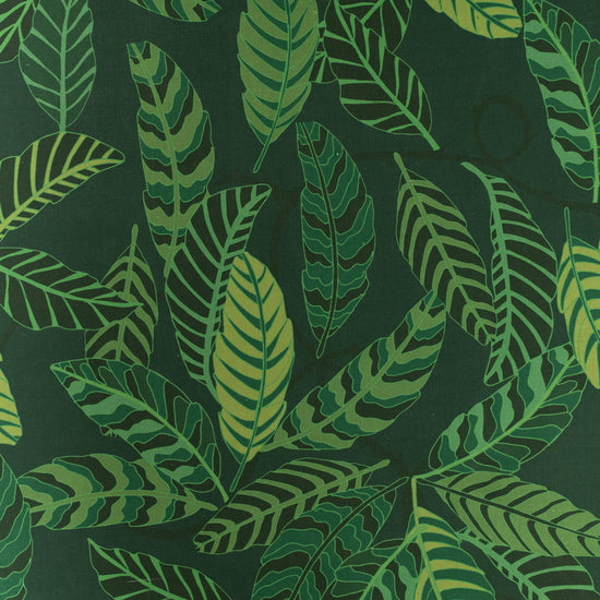 Green Botanical Garden Linen Tablecloth