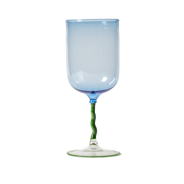 Blue Borosilicate Stem Glass