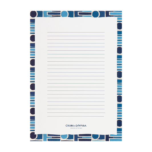 Notebook - Shapes Blue