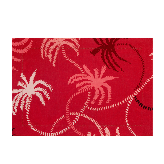 crini-and-sophia-linen-placemat-reve-tropical-red