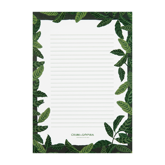 crini & sophia- notebook-botanical-garden