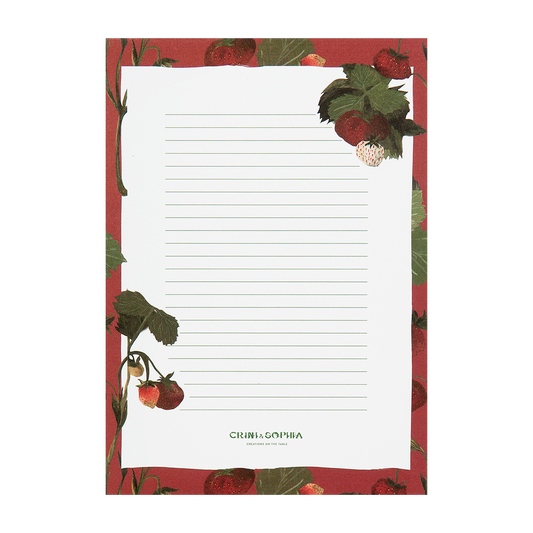 crini & sophia-notebook-strawberries