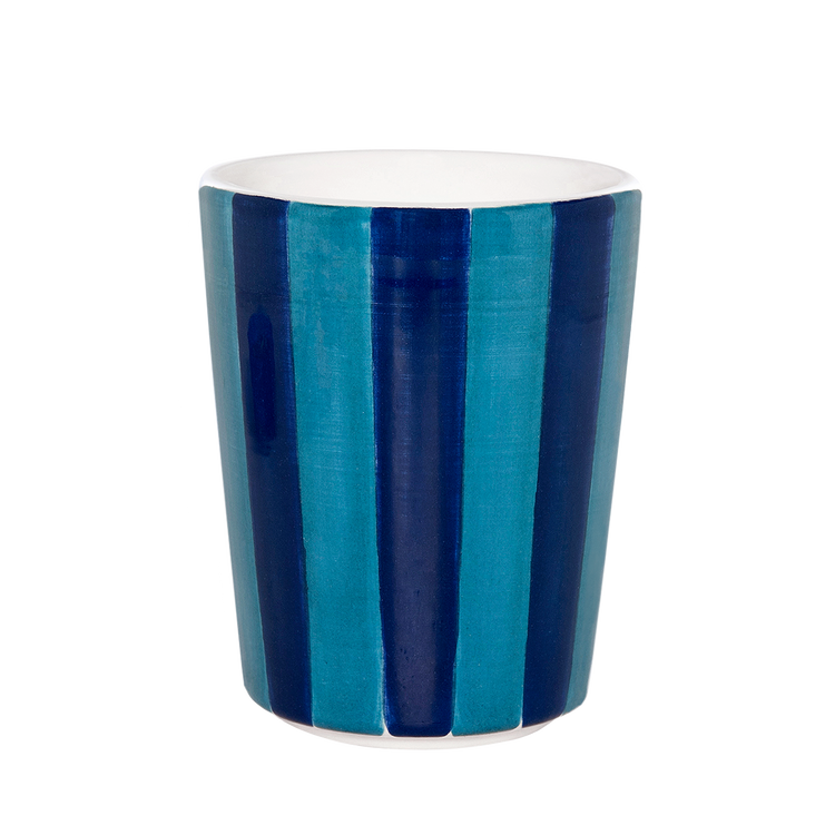 Blue Hand-Painted Ceramic Cup