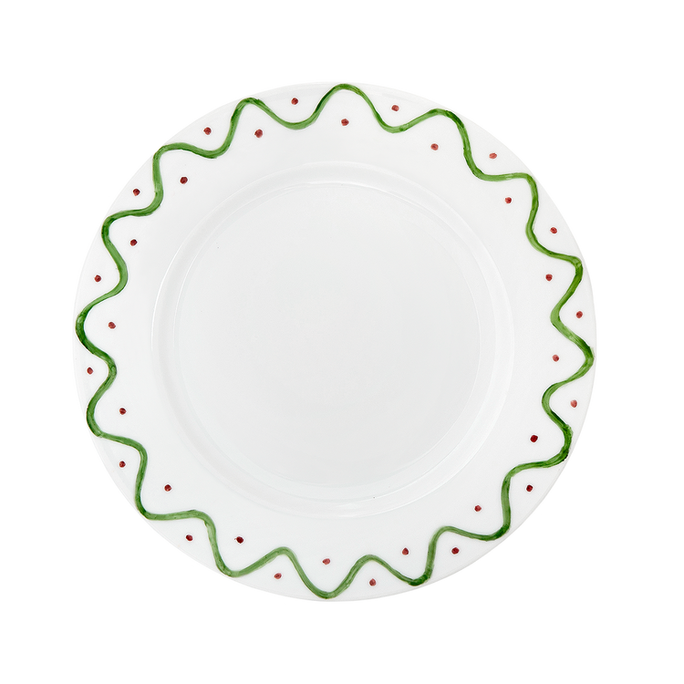 Botanical Limoges Hand-Painted Charger Plate