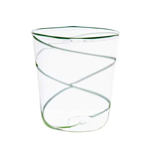 Green Borosilicate Tumbler Glass