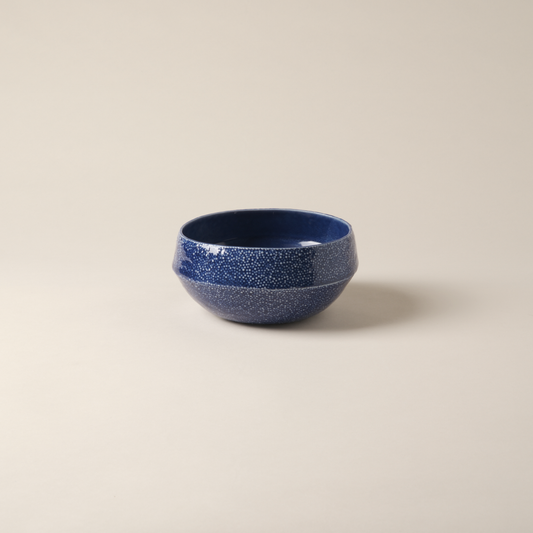 Blue Porcelain Caviar Bowl