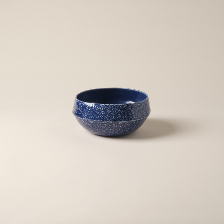 Blue Porcelain Caviar Bowl