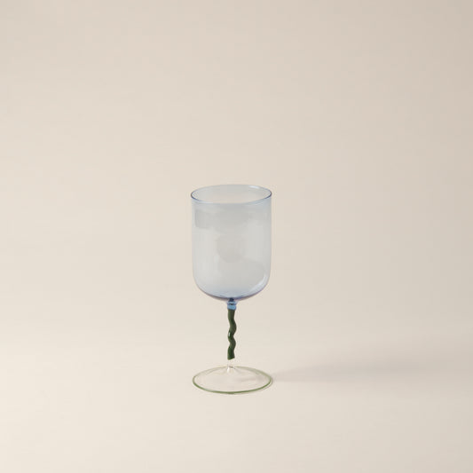 Blue Borosilicate Stem Glass