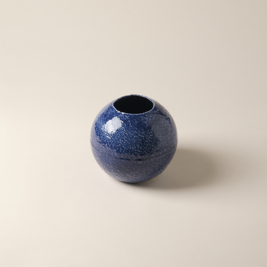 Blue Porcelain Caviar Vase