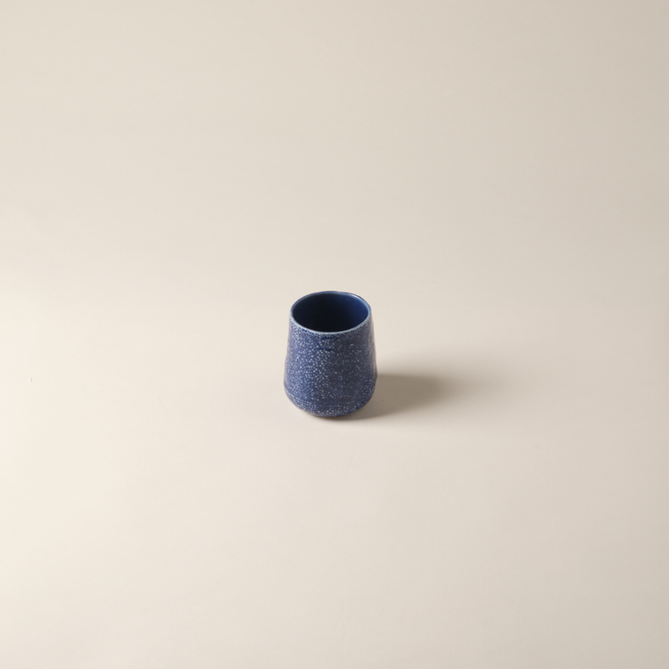 Blue Porcelain Caviar Cup