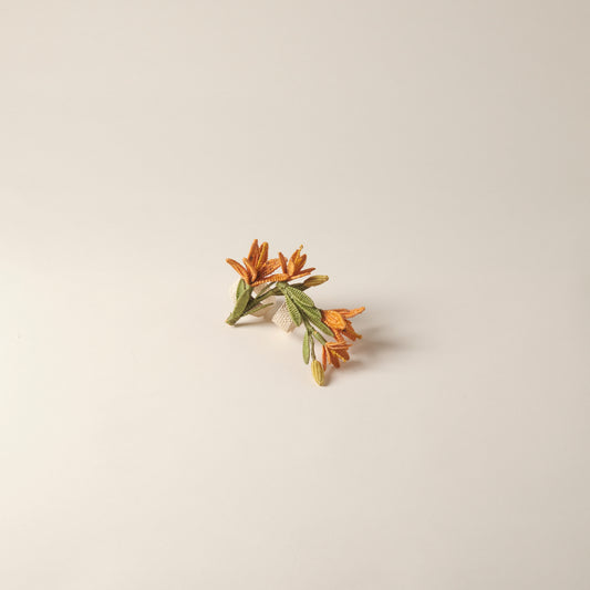Set of 2 Lily Handwoven Napkin Rings