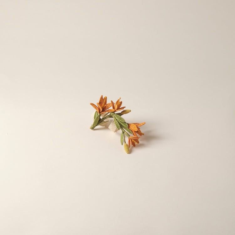 Set of 2 Lily Handwoven Napkin Rings