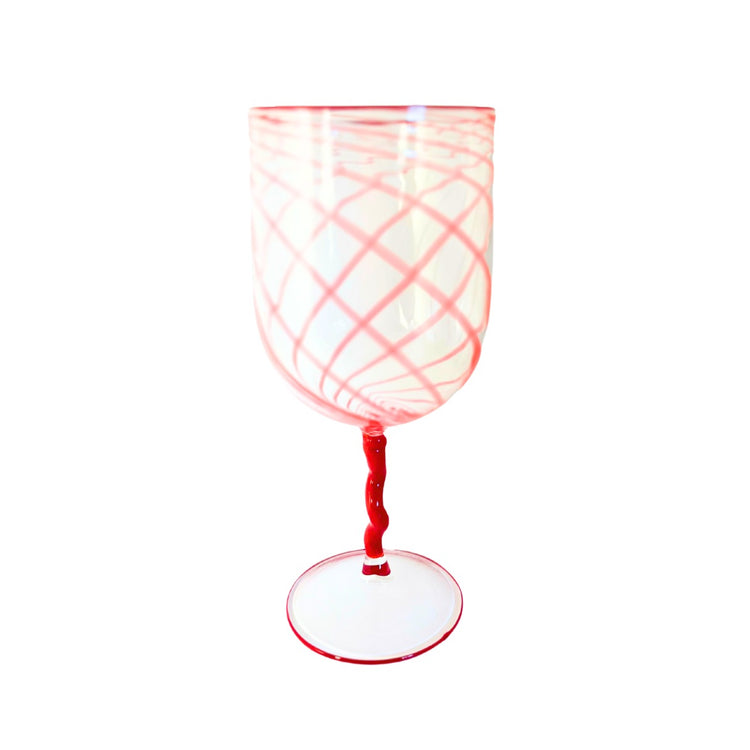 Red Borosilicate Stem Glass