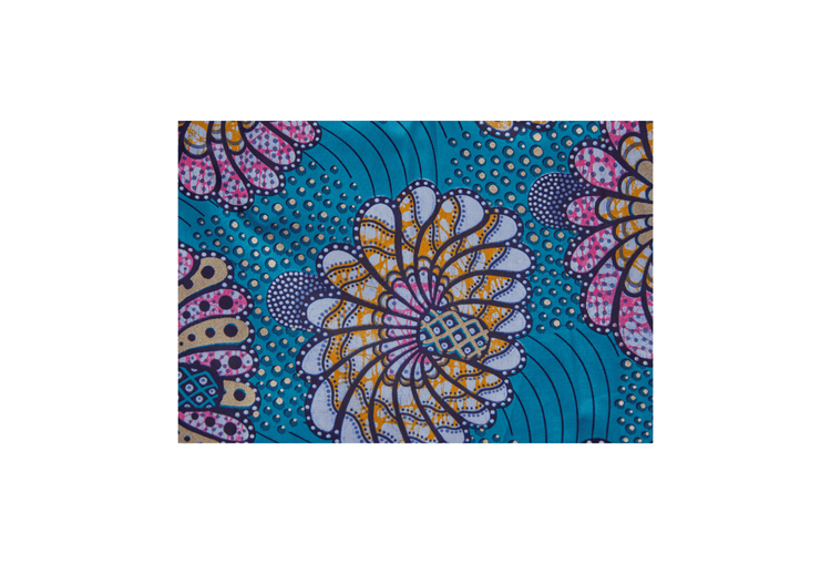 Set of 2 Petrol Dots Padded Placemats