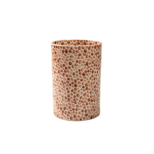 Hand-painted Red Dots Porcelain Vase