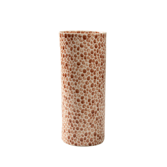 Hand-painted Red Dots Porcelain Vase