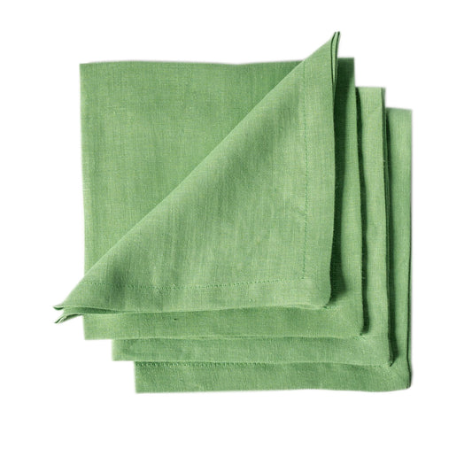 Green Linen Napkins