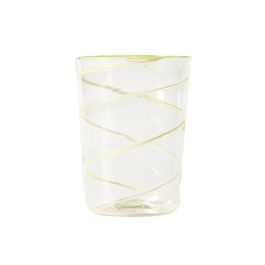 Pistachio Murano Tumbler Glass
