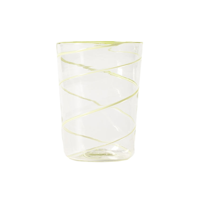 Pistachio Murano Tumbler Glass