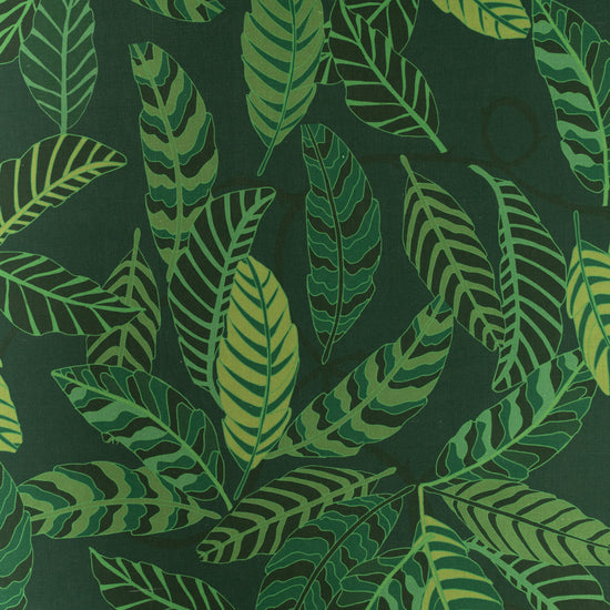 Green Botanical Garden Linen Tablecloth